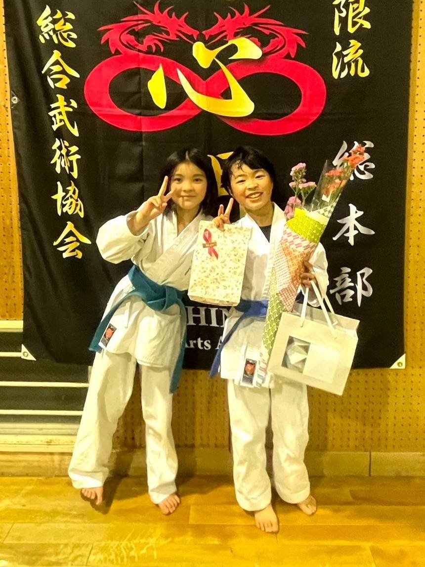 受賞した子供たち